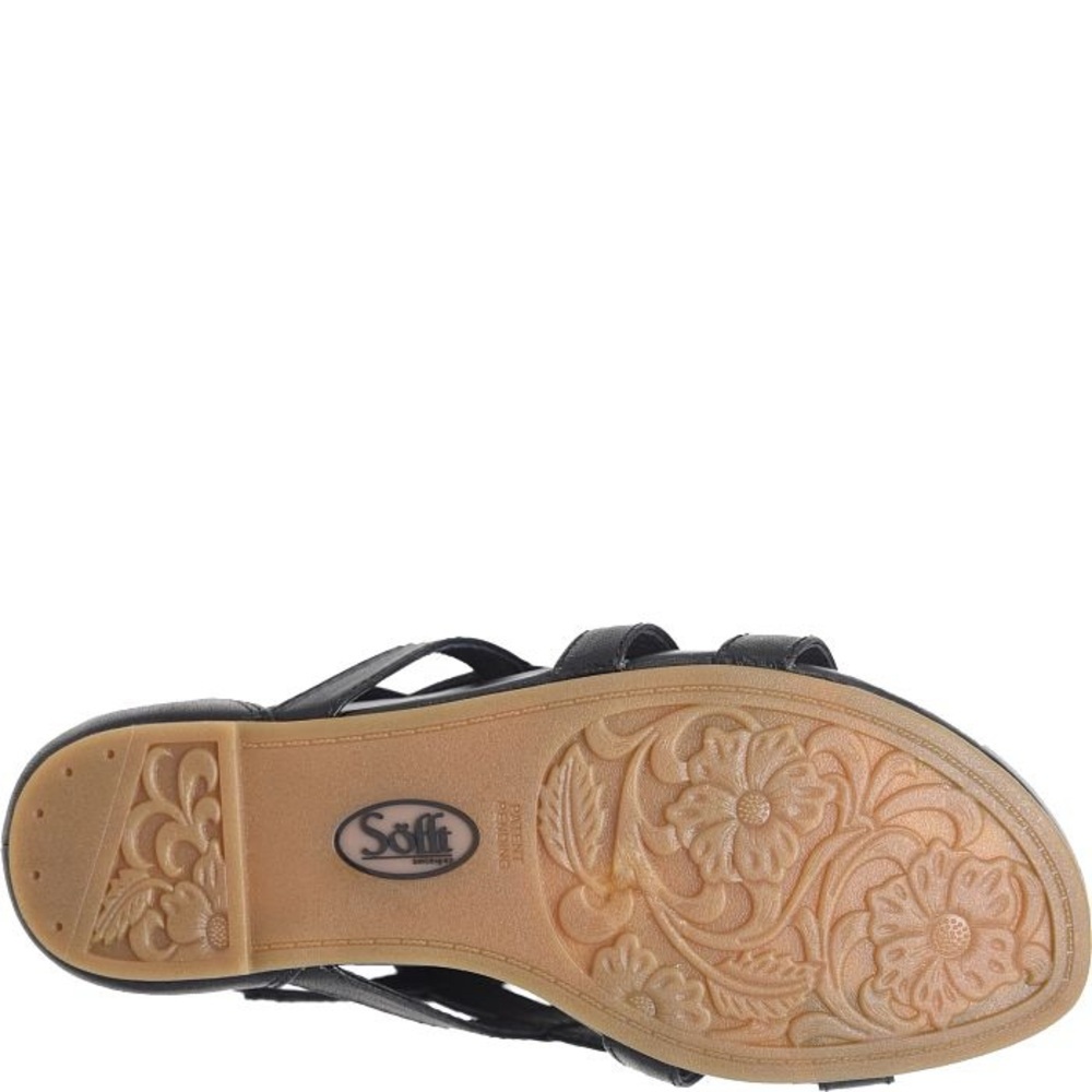 Sofft Black Gladiator Wedge Sandals Rio II. SH161 - Picture 6 of 11